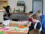 Er werd hard gewerkt door kids en ouders